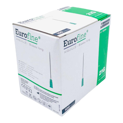 Aiguille hypodermique EUROFINE® par 100