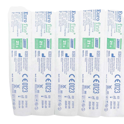 Aiguille hypodermique EUROFINE® par 100