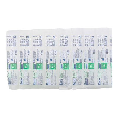 Aiguille hypodermique EUROFINE® par 100