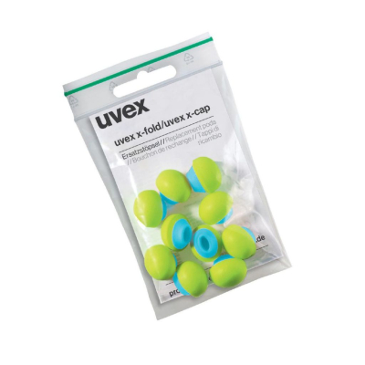 Sachet de 5 paires de bouchons de remplacement pour arceau anti-bruit Uvex 