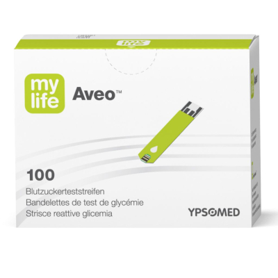 Boite de 100 Bandelettes de test mylife Aveo