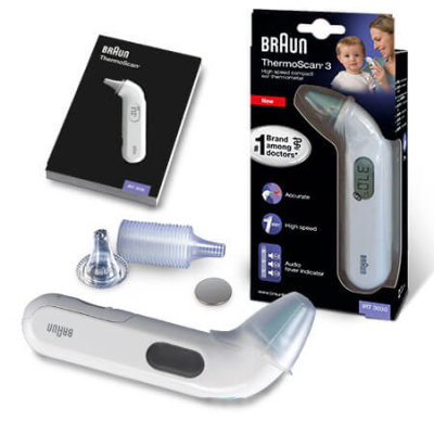 Thermomètre auriculaire infrarouge THERMOSCAN 3 Braun