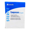 Boite de 50 sachets de 2 compresses de gaze stériles 10x10cm