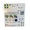 Lot de 6 recharges pansements bleus détectables rayon X SALVEQUICK CEDERROTH