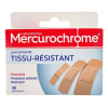 Boite de 40 pansements panachés chair en tissu Mercurochrome 