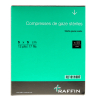 Boite de 50 sachets de 1 compresse de gaze stérile 5x5cm