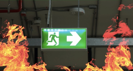 Plan d'évacuation incendie