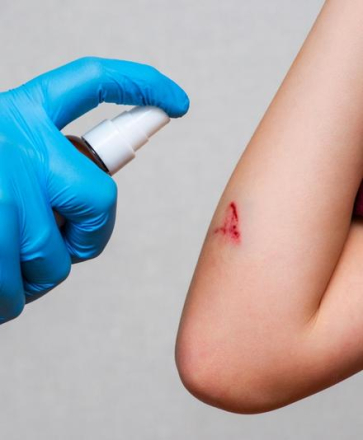 blessure antiseptique