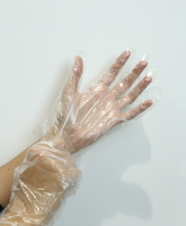 gants polyéthylène