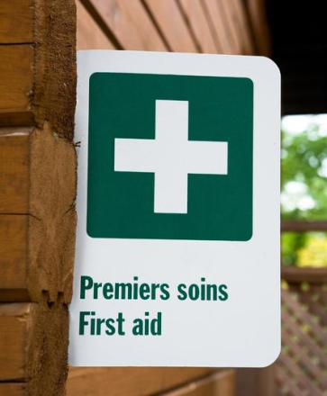 panneau premiers secours
