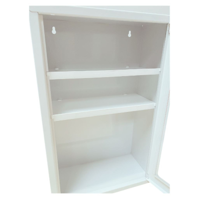 Armoire à pharmacie vide en métal - vitrée - 1 porte