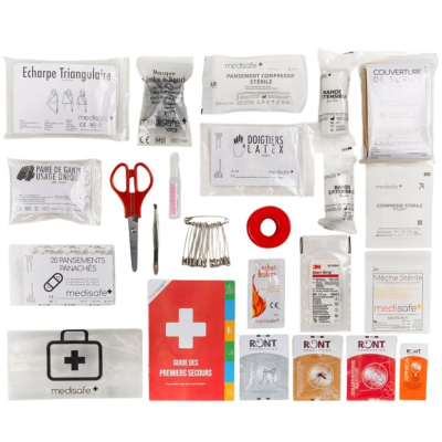 Coffret de secours BTP Pro 8-10 personnes - étanche