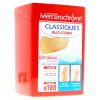 Boîte de 100 pansements panachés Mercurochrome 