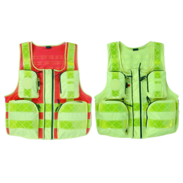 Gilet d'intervention haute visibilité ELI multipoches