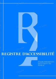 Registre d'accessibilité pour ERP