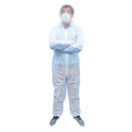 Combinaison à capuche 40g/m2 - blanc