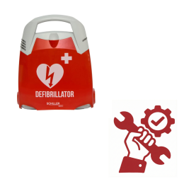Installation intérieure + 1 pack défibrillateur automatique FRED PA-1 Schiller
