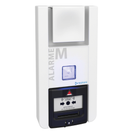 Alarme menace sonore et lumineuse à piles