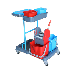 Chariot de ménage professionnel complet